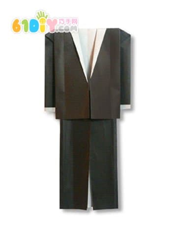 西装礼服折纸（上衣和裤子）