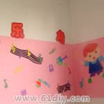 幼儿园音乐角墙饰图片