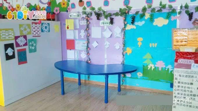 幼儿园手工区装饰布置