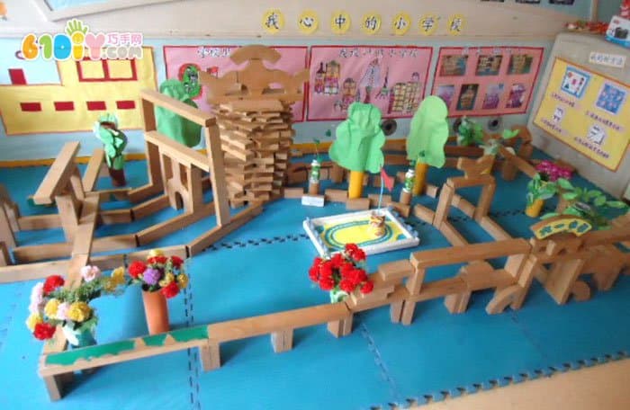 幼儿园建构区案例图片