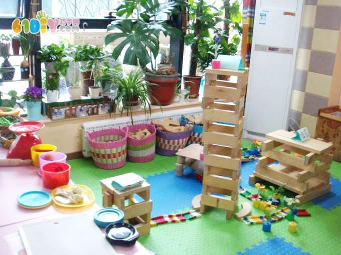 幼儿园建构区装饰布置