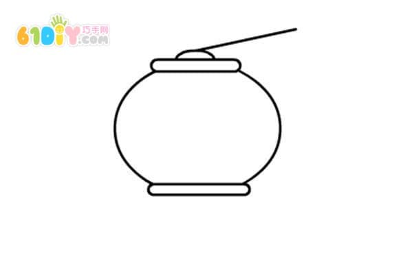 中秋节灯笼简笔画
