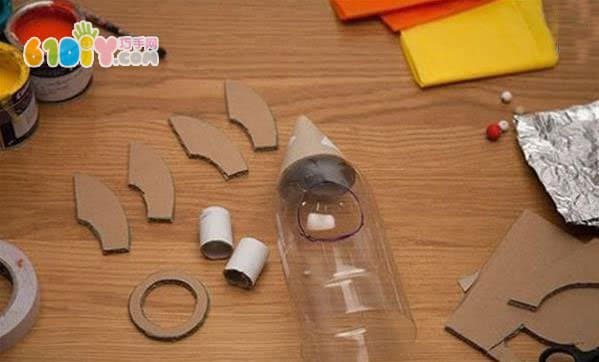 饮料瓶变玩具 航天飞机制作教程