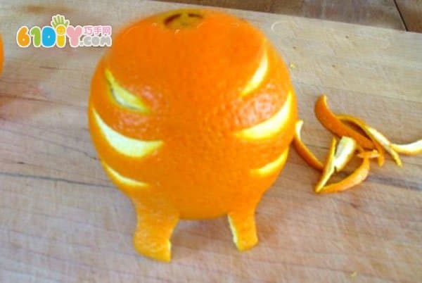橙子手工制作可爱小猫