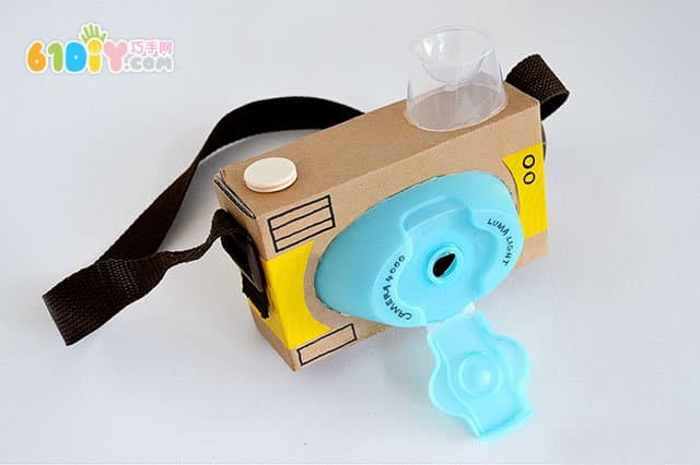 自制儿童玩具 纸盒相机的做法