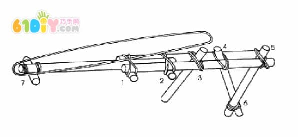 一次性筷子手工制作玩具枪