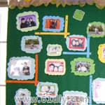 幼儿园全家福照片墙图片