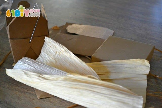 玉米皮手工制作装饰花朵