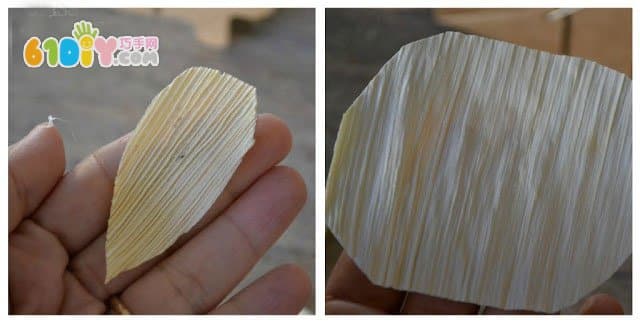 玉米皮手工制作装饰花朵