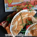 食物手工 纸盘制作墨西哥煎饼