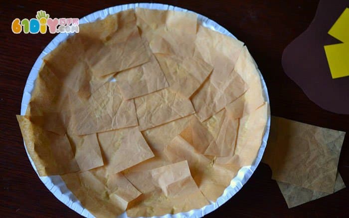食物手工 纸盘制作煎饼