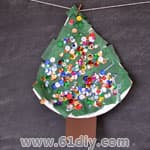 幼儿园圣诞节手工 纸盘圣诞树