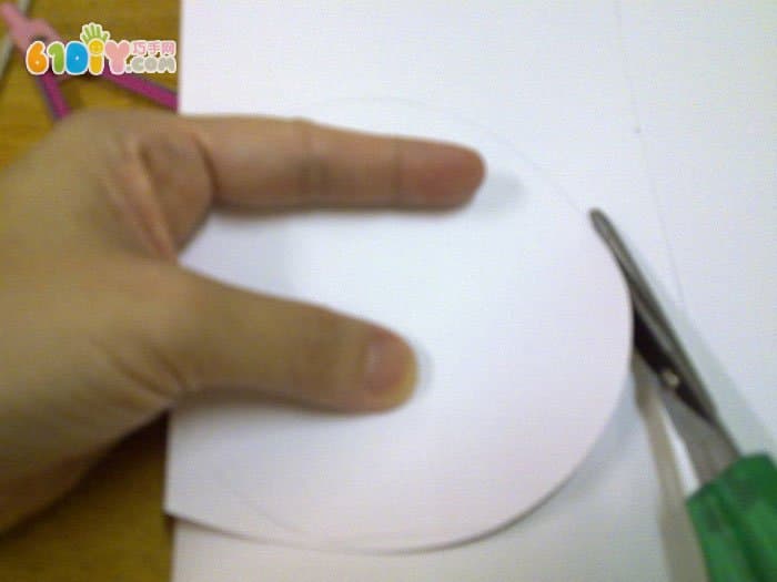 手工制作圆形贺卡