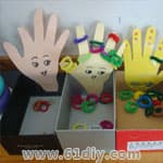 幼儿园玩教具：小手套圈圈