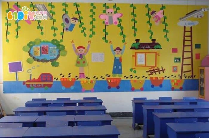 幼儿园美丽春天主题墙