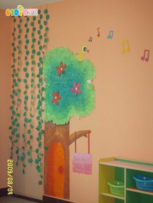 幼儿园春天墙面布置