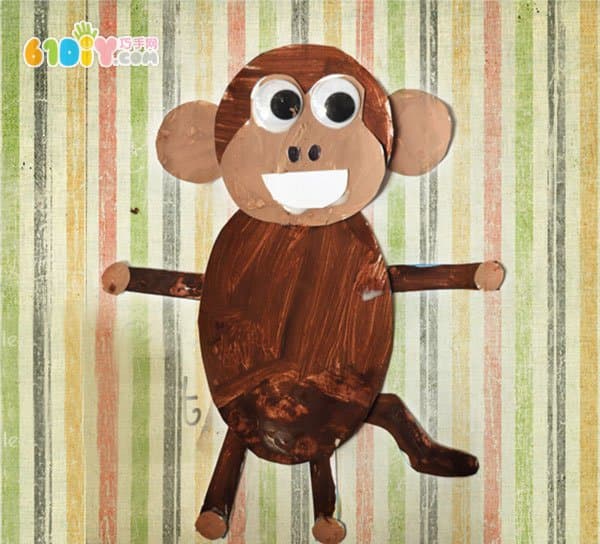 幼儿手工制作小猴子