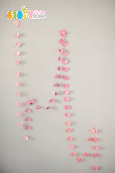 情人节爱心挂饰制作