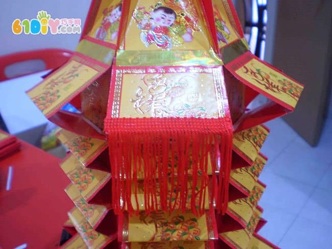 教你用红包制作元宵节花灯