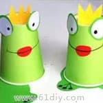 儿童创意手工制作青蛙王子
