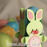 复活节小兔子盒子制作