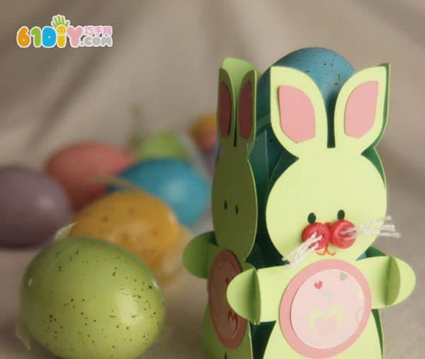 复活节小兔子盒子制作