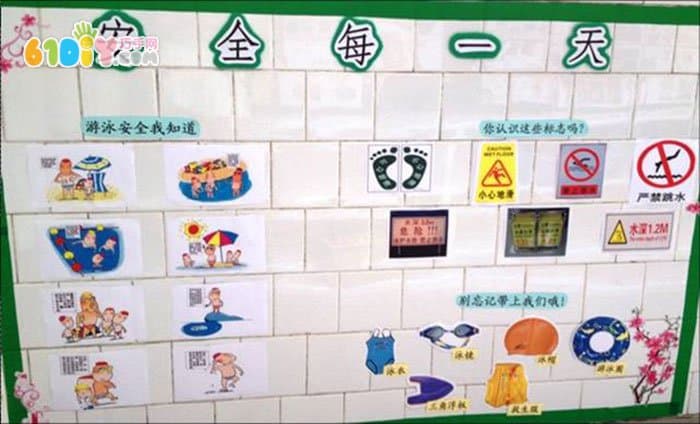 幼儿园安全每一天主题墙