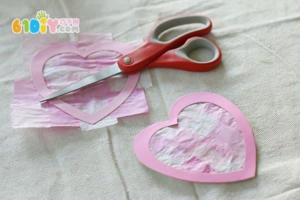 爱心窗饰手工制作