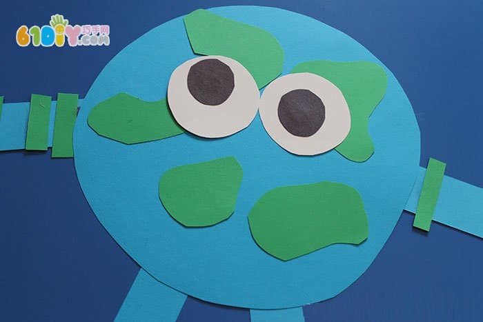 地球日手工可爱的地球娃娃