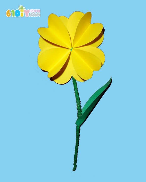 儿童制作母亲节手工花