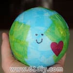 世界地球日 泡沫球DIY地球