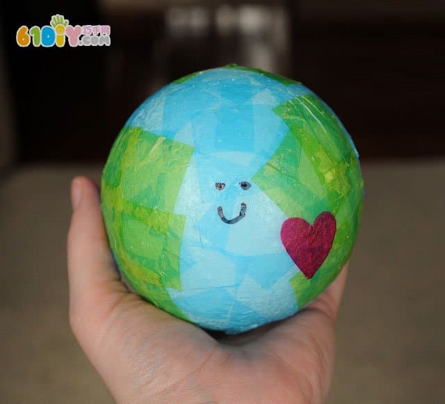 世界地球日 泡沫球DIY地球