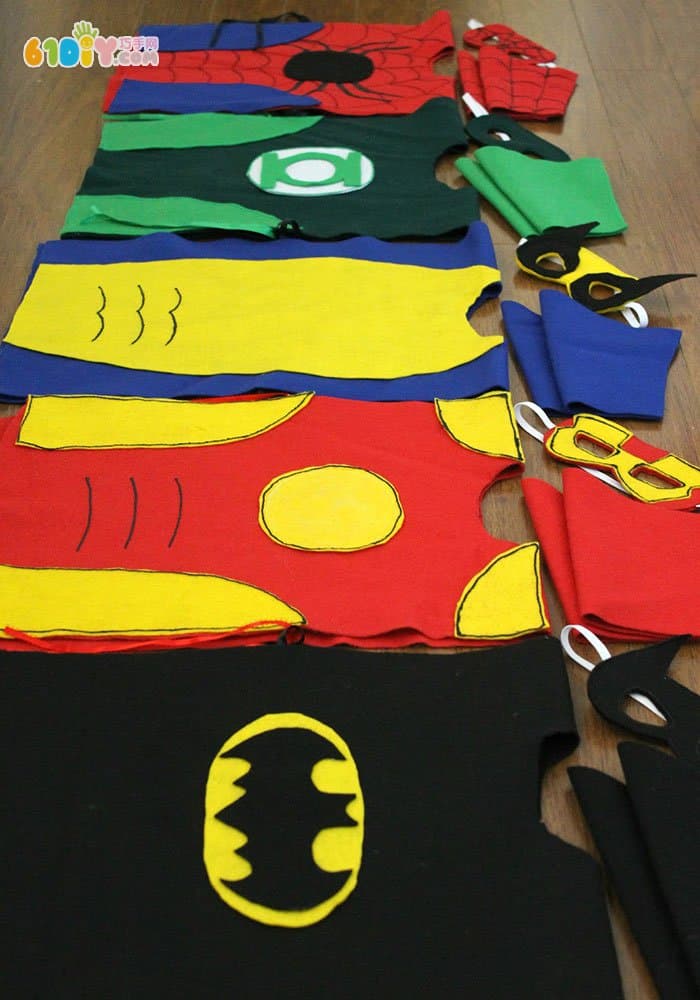 不织布制作各种超人演出服饰