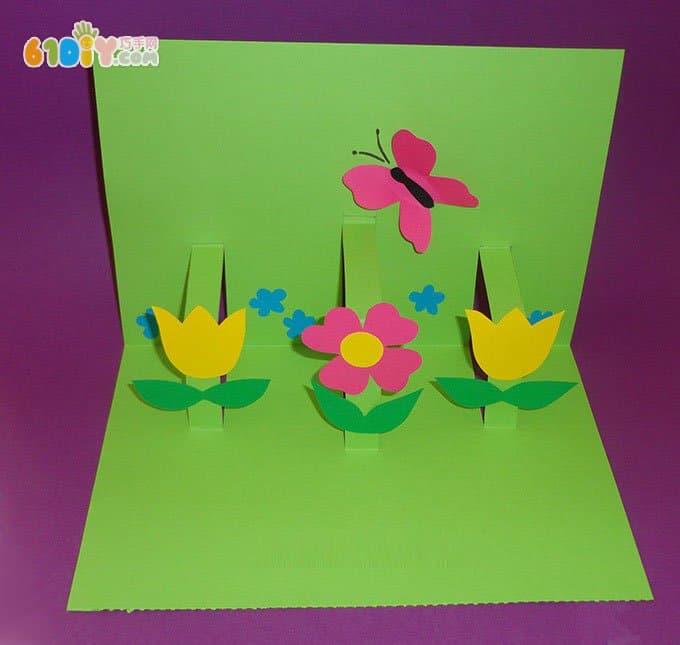 母亲节儿童手工制作立体花朵贺卡