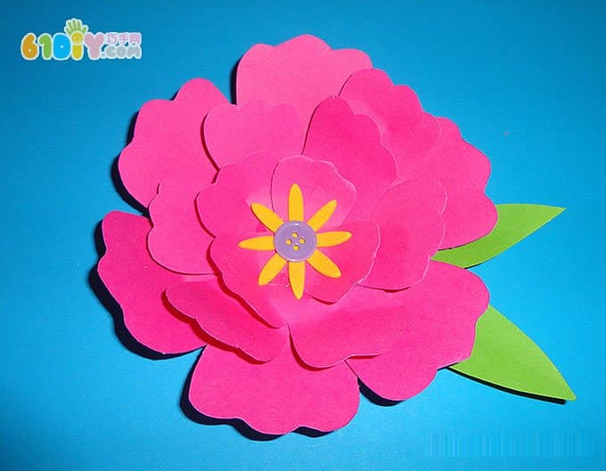 母亲节卡纸花朵制作教程