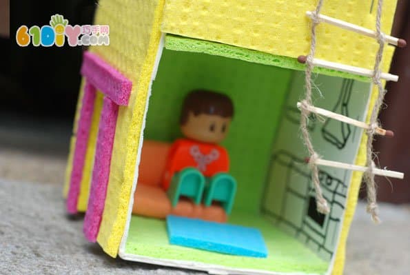 儿童DIY教程 牛奶盒制作房子