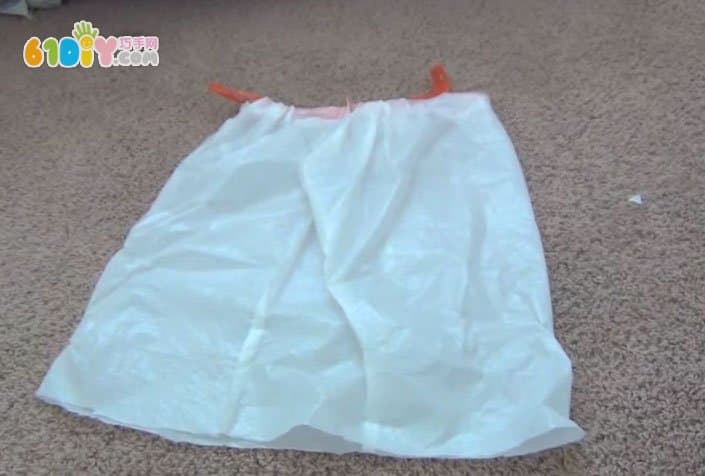 幼儿园环保时装秀 塑料袋环保裙