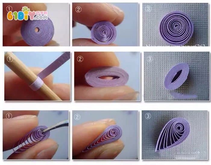 衍纸基础造型制作教程