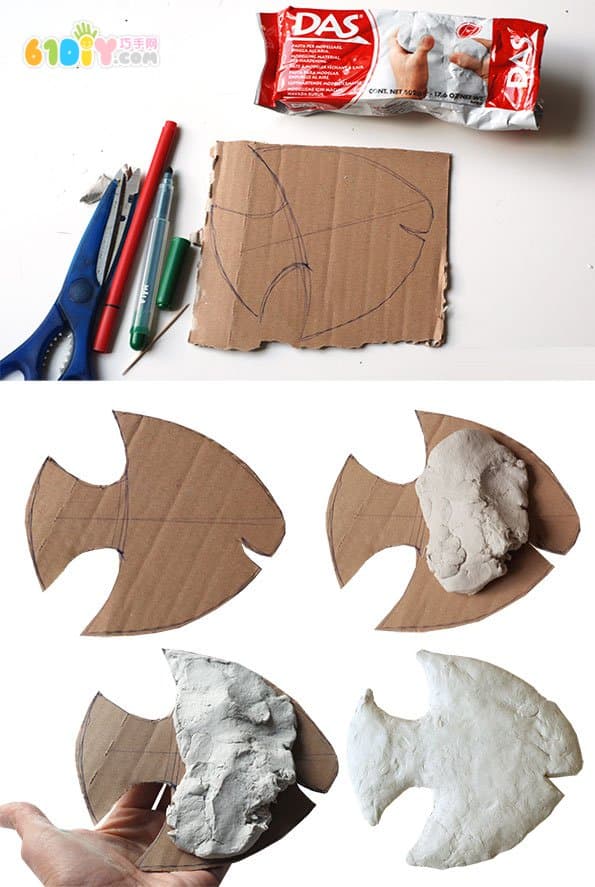 儿童创意粘土手工鱼制作