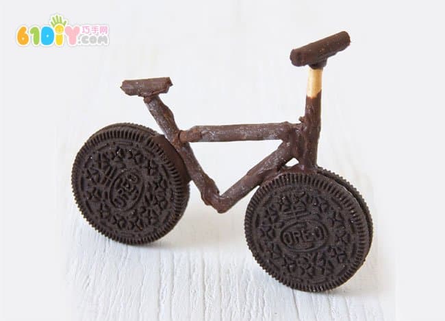 奥利奥饼干手工制作自行车