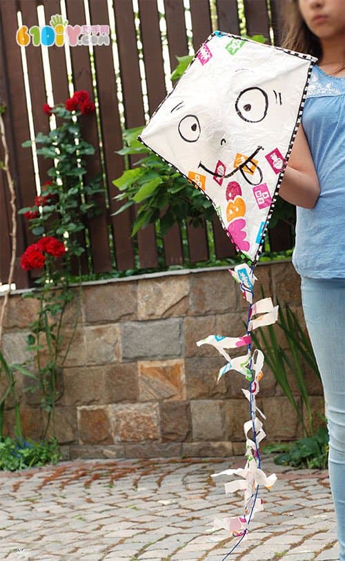 儿童创意制作 塑料袋吸管DIY风筝