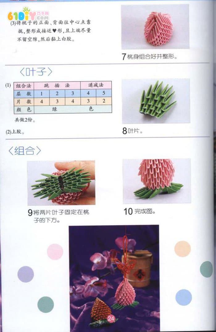 寿桃三角插教程