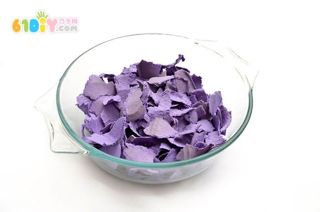 鸡蛋盒废物利用DIY制作收纳碗