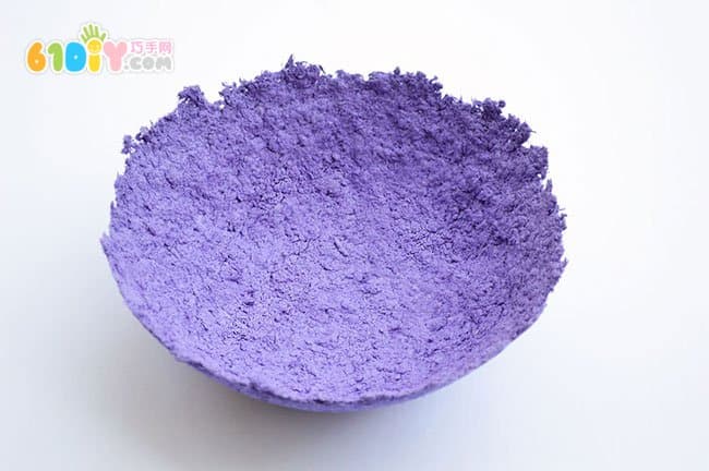 鸡蛋盒废物利用DIY制作收纳碗