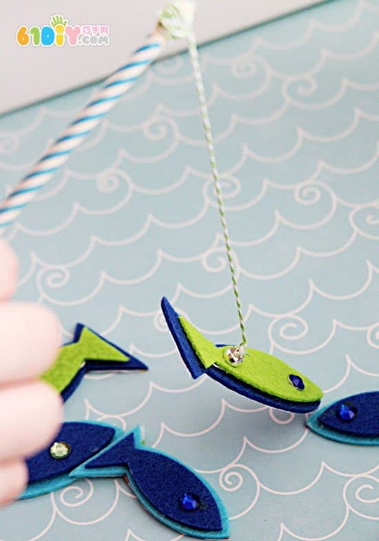 怎样DIY制作不织布磁性钓鱼玩具
