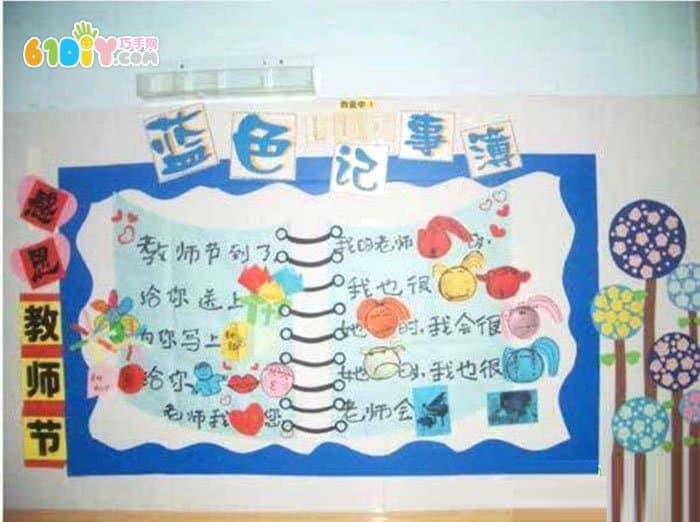 感恩教师节主题墙布置