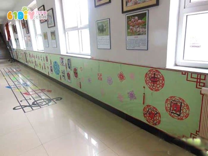 幼儿园走廊中国风环创设计