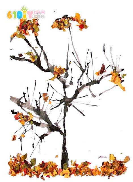 儿童秋天创意DIY 4款树的手工