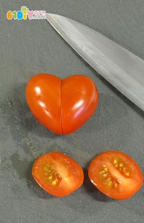 果蔬趣味造型 小番茄制作爱心之箭