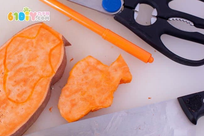 趣味儿童点心制作 尼莫小鱼拼盘